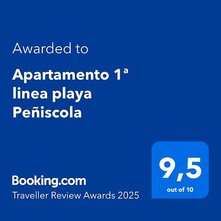 Apartamento 1ª Linea Playa Peñíscola Екстериор снимка