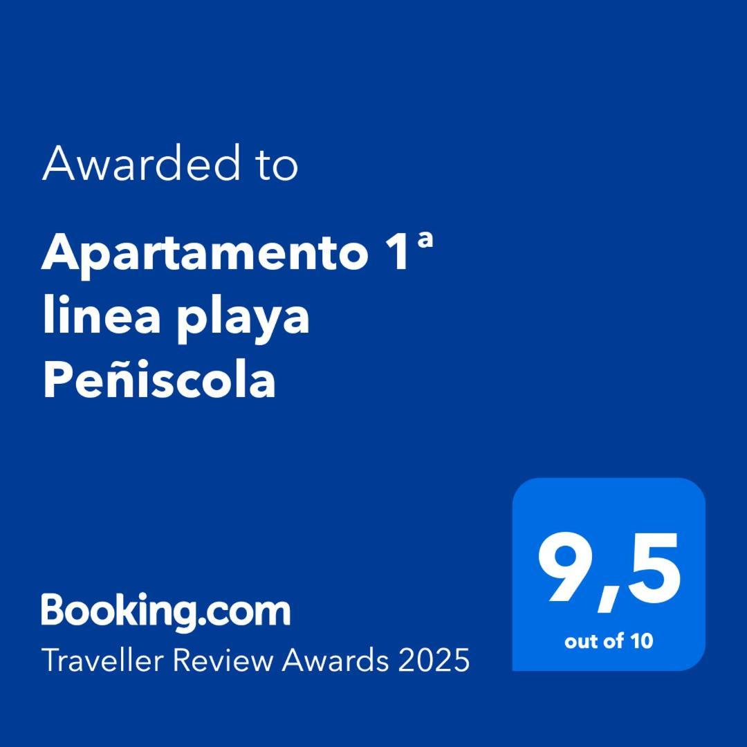Apartamento 1ª Linea Playa Peñíscola Екстериор снимка